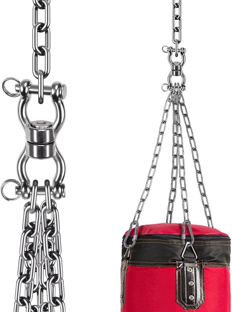 SELEWARE Silent Bearing Swing Swivel, 360° Rotational Device Hanging Accessory with Removeable Buckle for Tree Swing, Hammock Chair, Climbing Rope, Yoga, Kids Swing Swivel 1202LB Capacity - Image 6