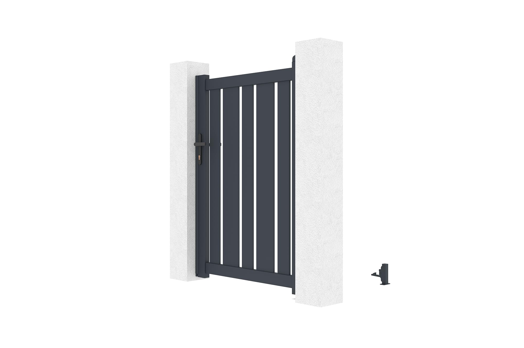 Casanoov Portillon 1m VEYMONT H.140cm aluminium gris