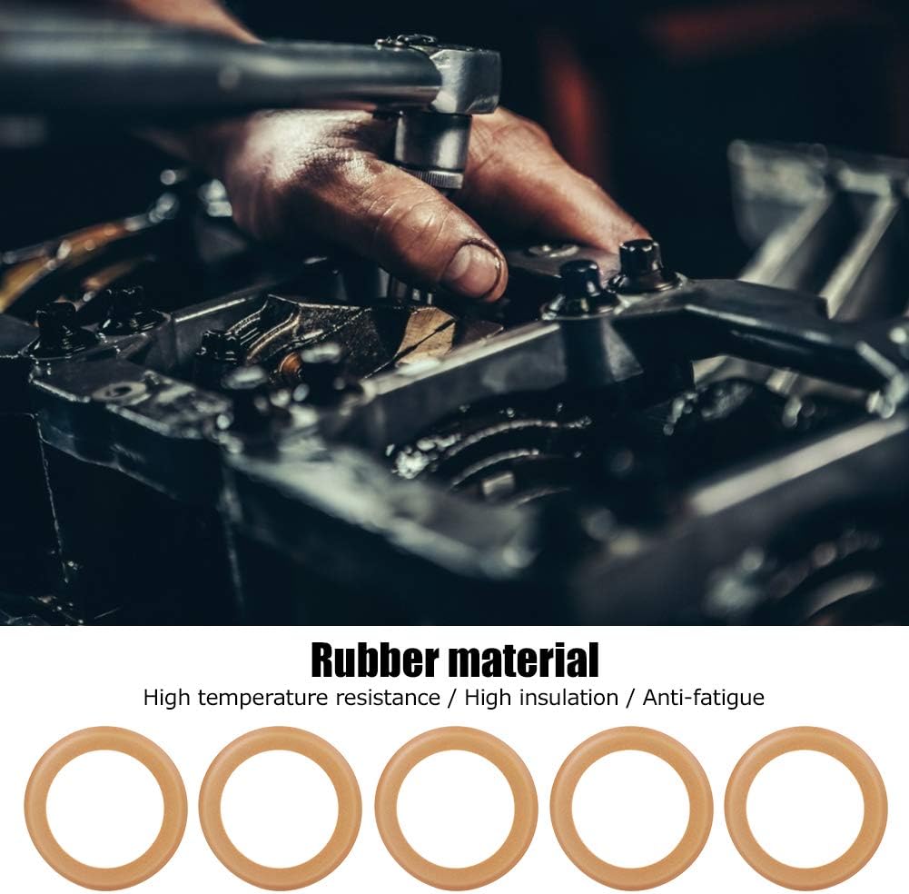 10PCs Cylinder Rubber Ring Pump Accessories Pump Piston Rings Size Approx 68 48 1mm for 1100w Oil Silent Air Compressor