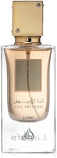 Lattafa Ana Abiyedh Poudree Long Lasting Perfume For Women Eau De Parfum 60ml