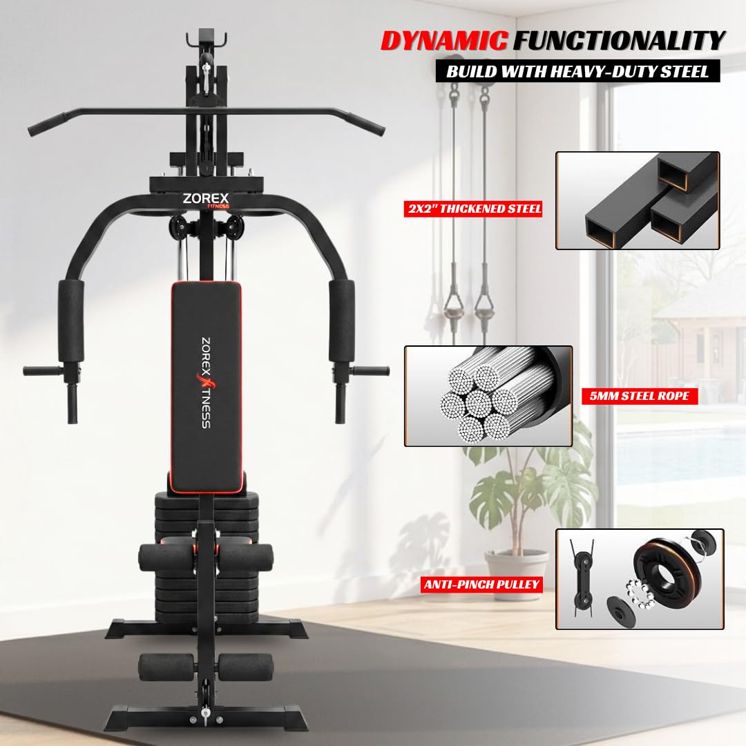 Zorex Fitness HGZ-1002 Home Gym Machine All in one equipments for