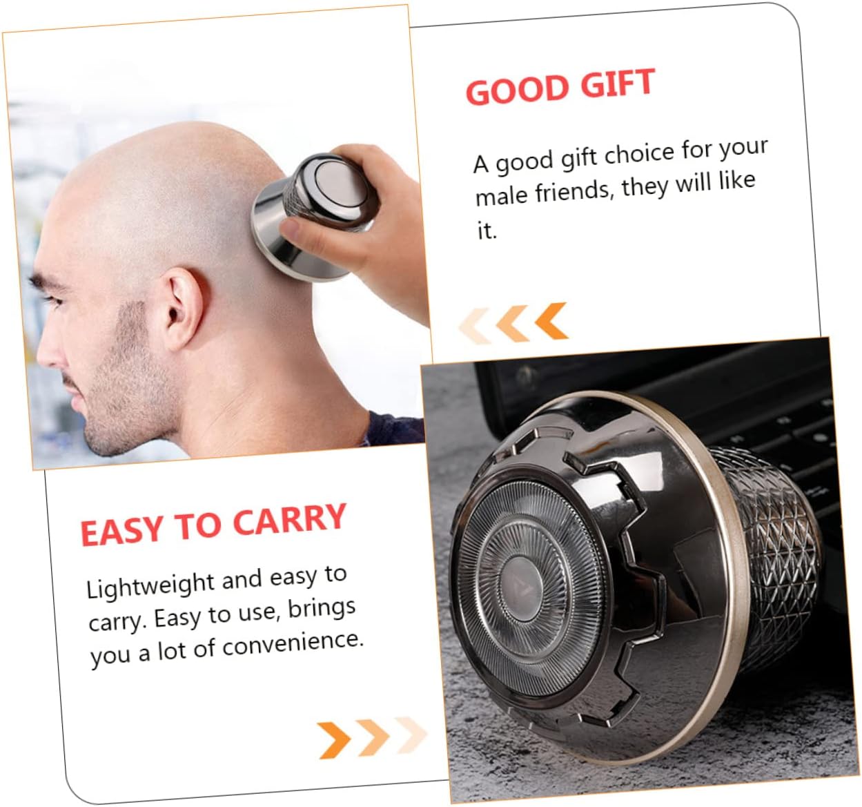 PartyKindom 1set Multifunctional Beard Trimmer Shaver Machine Electric Razor for Men Quality Lightweight Safe Shaving