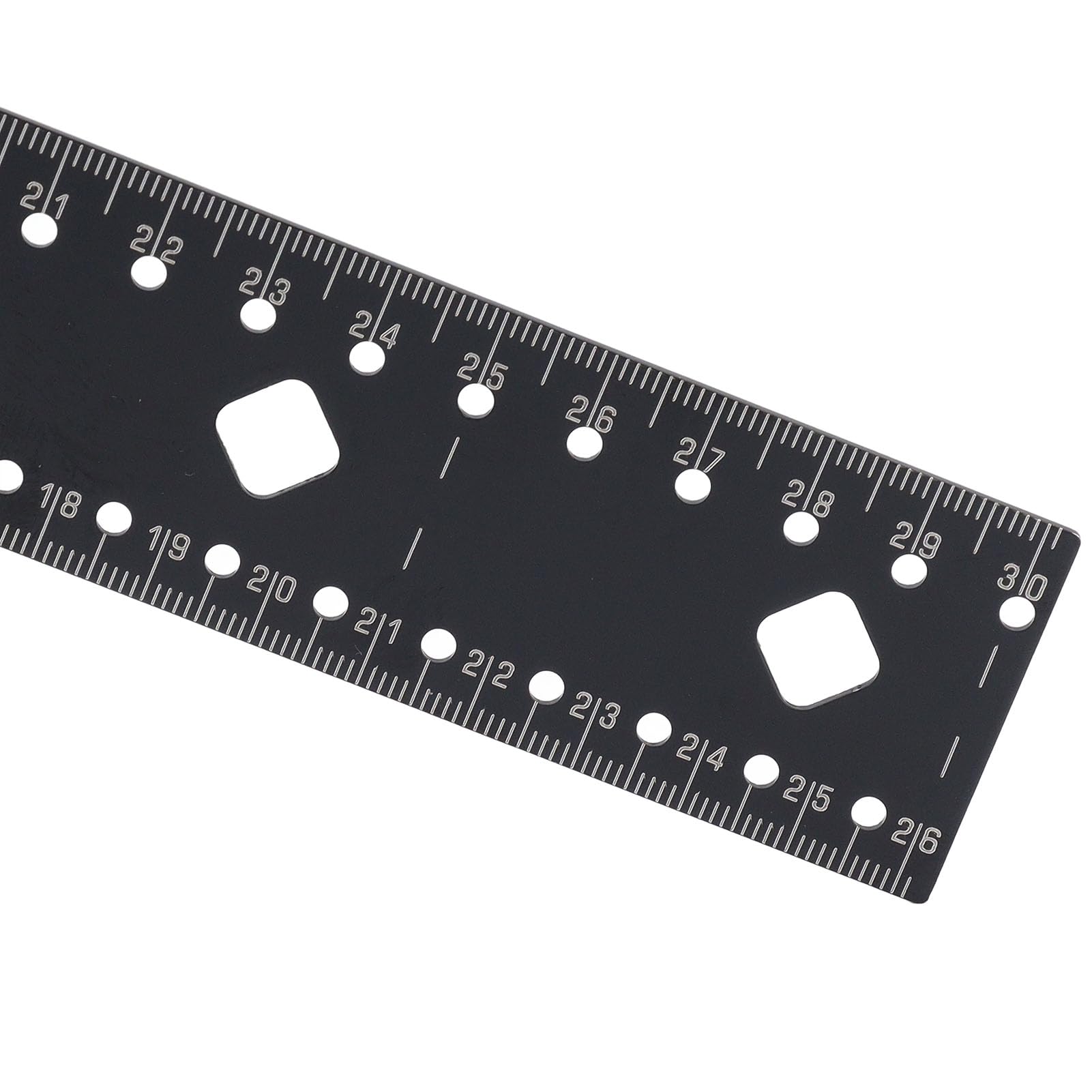 Righello di misurazione multiangolo professionale, righello ad angolo retto combinato universale da 45 a 90 gradi, strumento di misurazione accurato con tracciatore in acciaio