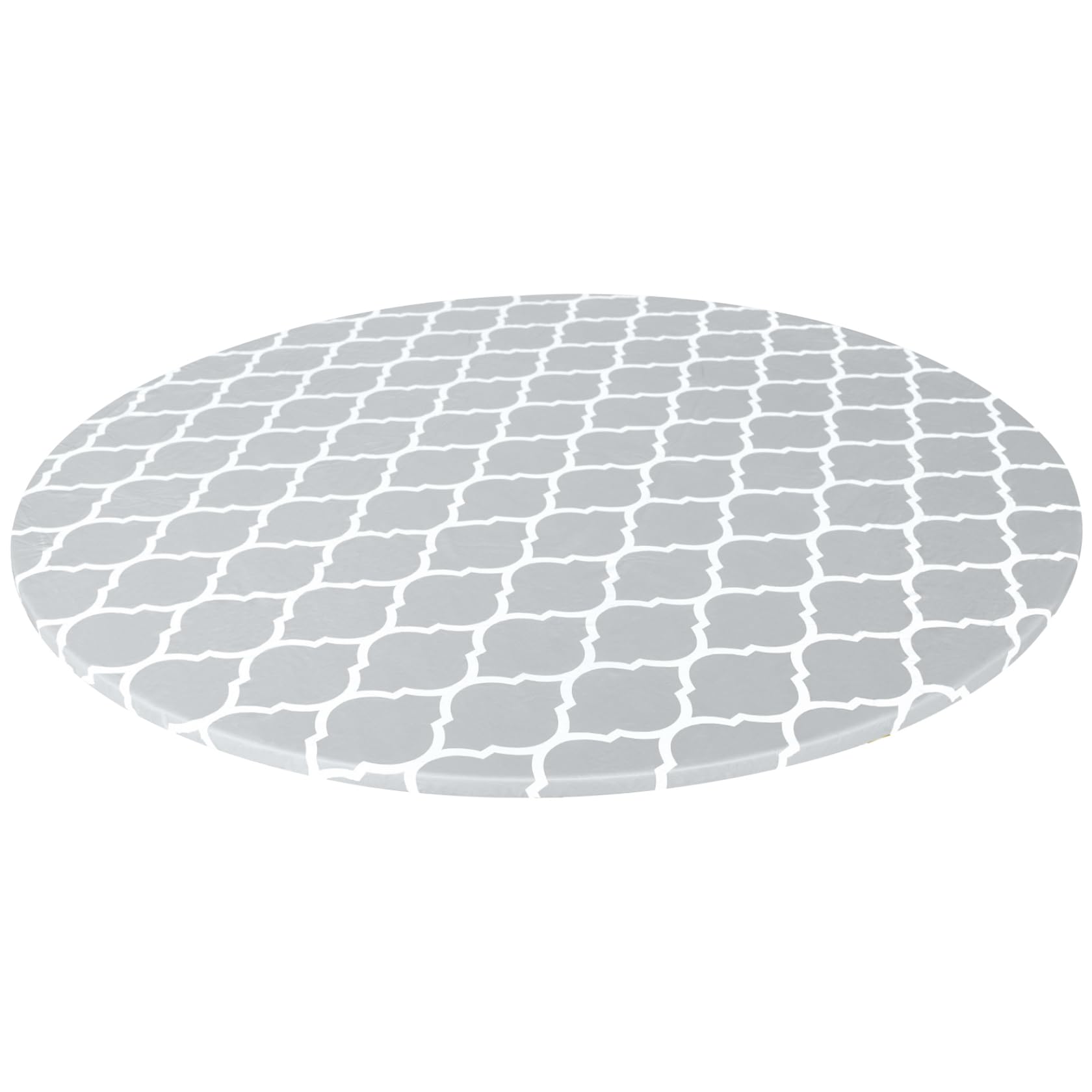 Nappe élastique étanche huile protège table ronde PVC imperméable 45-55"