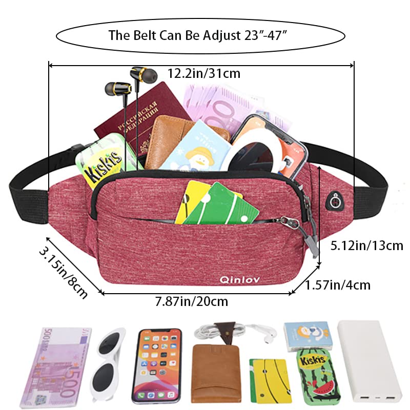 Bauchtasche Gürteltasche für Herren Damen Hüfttasche Sport Wasserdicht Stylisch Hip Bum Waist Fanny Pack für Outdoor Reise Wandern Hundetraining