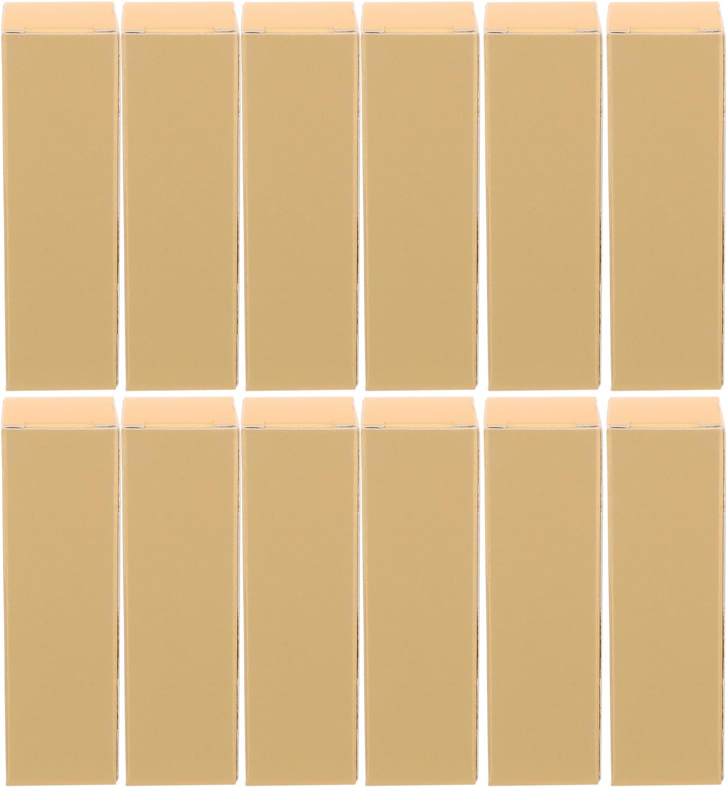 50pcs Lipstick Packaging Boxes Paper Lip Gloss Containers Small Colored Lipstick Wrapping Cases for DIY Lip Balm Holder Luxury Gold