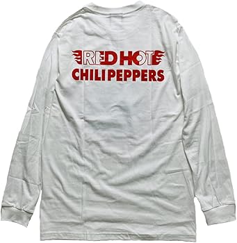 Amazon | [wall of fame] ロックTシャツ 長袖 ロンT Red Hot