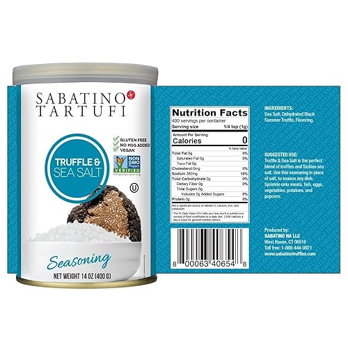 Sabatino Tartufi Sal marina, trufa, 14 onzas