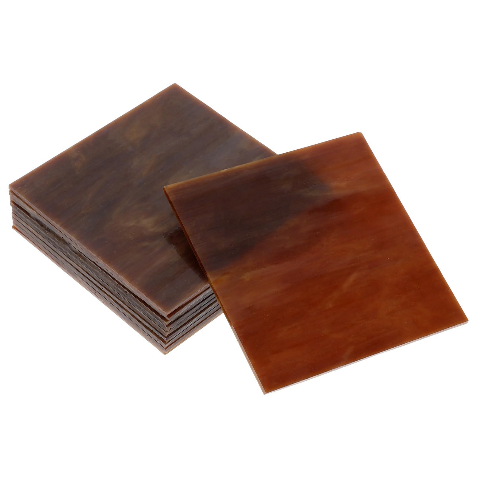 Carreaux de verre marron Healvian pour réparer mosaïque et décors ternes