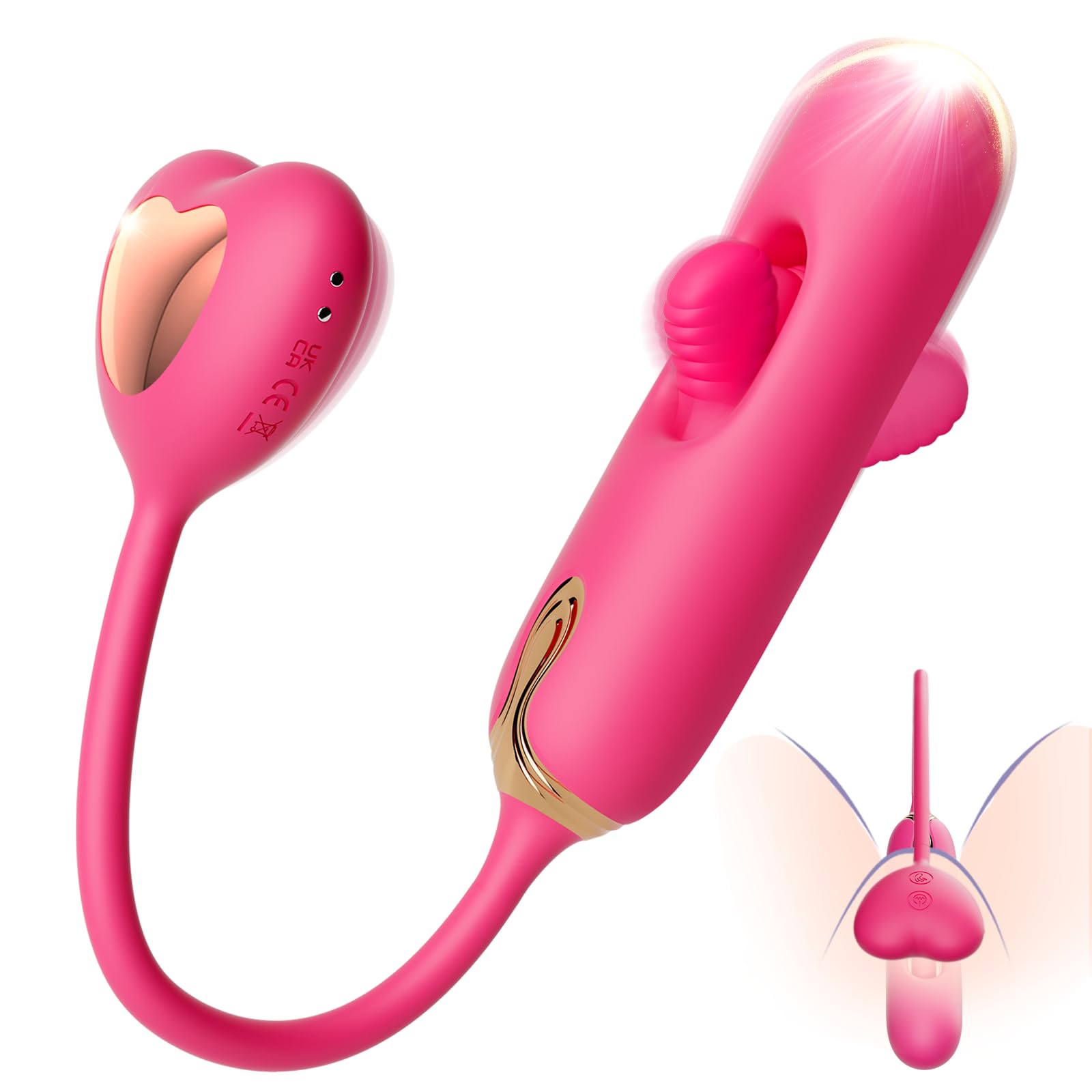 G-spot Vibrator Sex Toys for Women - 3 in 1 Clitoris Sex Stimulator Female Adult Toys for Nipple