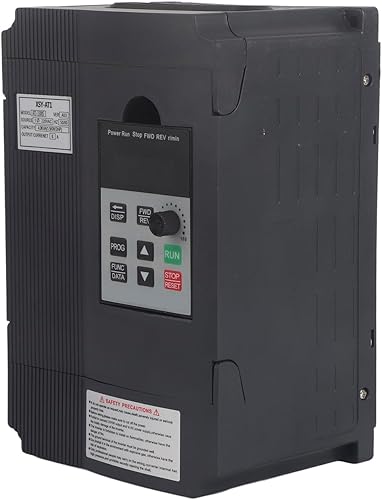 Variador de frecuencia variable, AC 220V1.5KW VFD Inversor Convertidor de frecuencia Variable Unidad de frecuencia para motor de control de