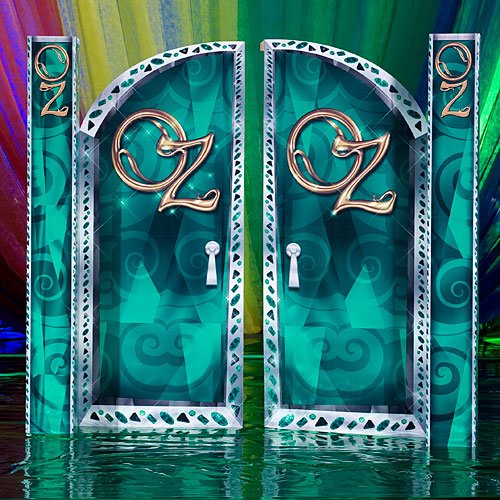 Emerald City Grand Entrance Standup Photo Booth Prop Background