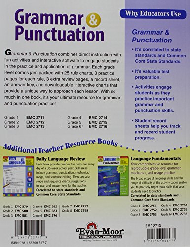 Evan Moor Educational Publishers EMC2713 Grammar And Punctuation thumb #1