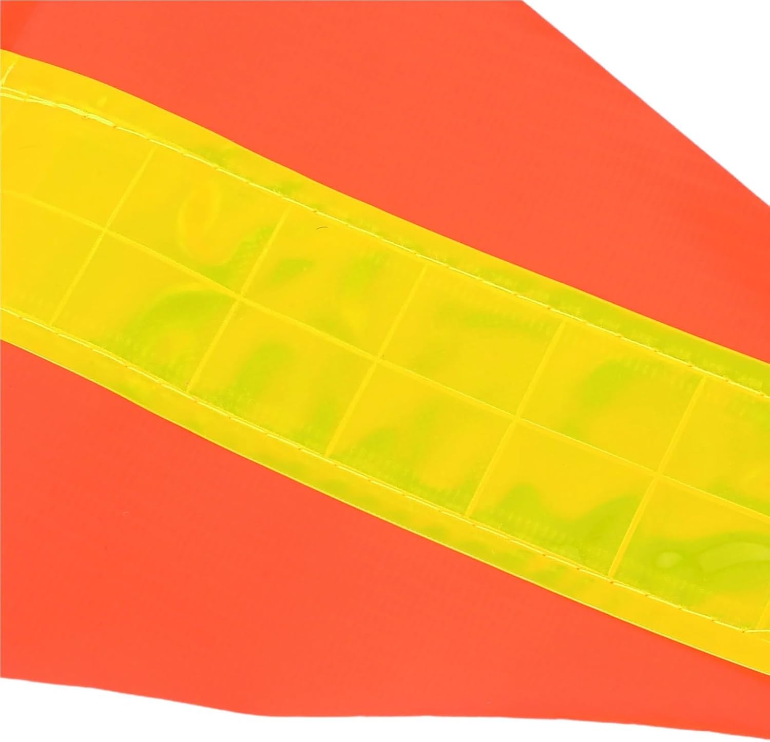 Warning Flag 2/4pcs Retractable Telescopic Triangle Flag 12 m Safety Flag for Golf Cart Wheelchair Accessories Durable Visibility For Bicycles Trailers Wheelchairs(2pcs)