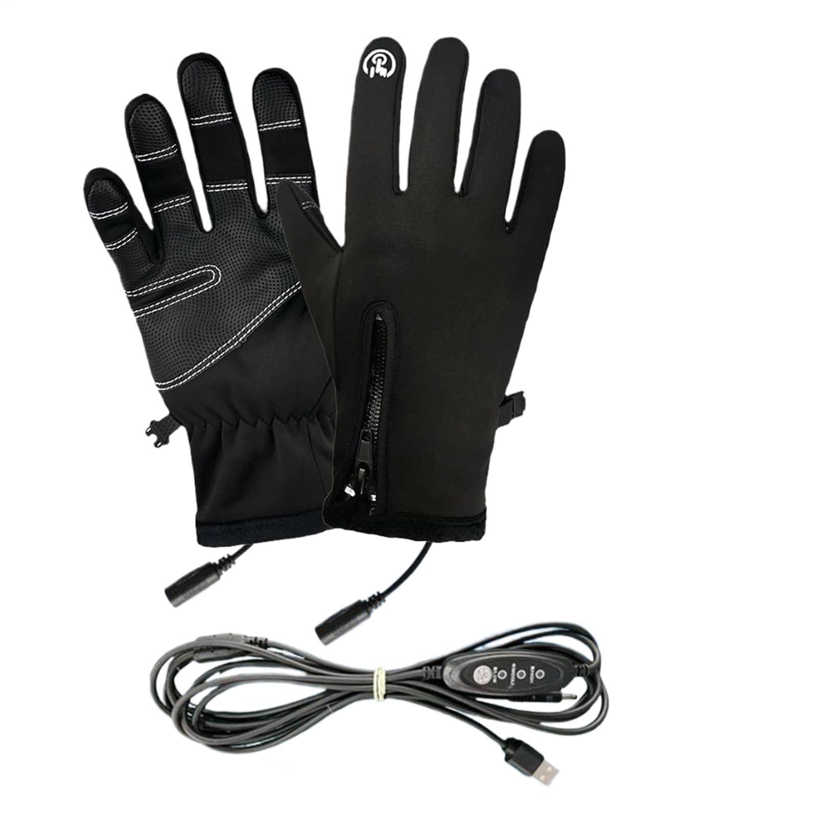 Heated Gloves for Men | Touchscreen Heated Gloves Hand Warmers,Cold Weather Mittens with 3 Settings for Outdoor Hiking Sports Commuting Cold Weather Climbing Hunting