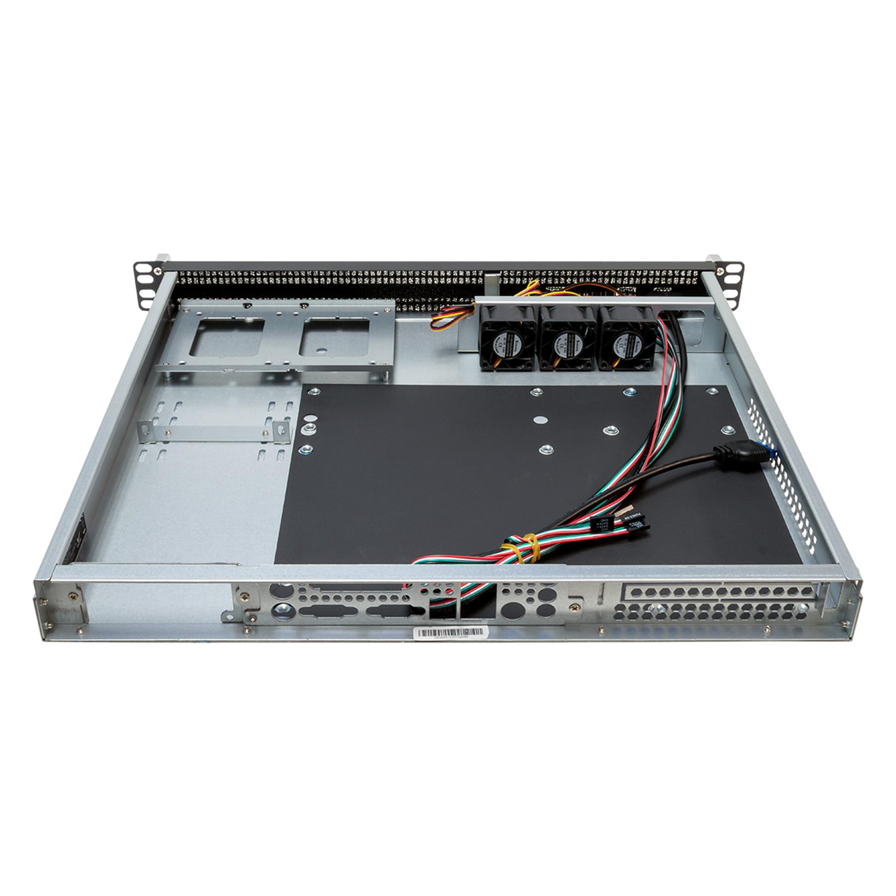 UNYKAch Chasis Rack 1U 19" UK1029, 430x380x45mm | Caja con Filtro Anti Polvo, 2 Puertos USB 2.0, 1 Puerto USB 3.0, 3 Ventiladores Doble Bola 40mm