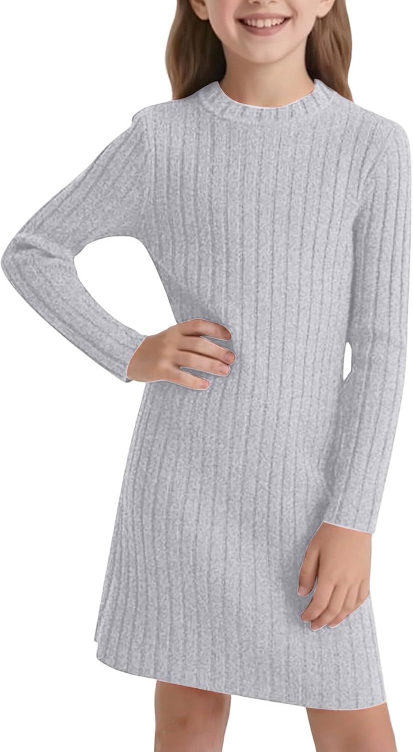 DAY8 Fille 3 à 11 Ans Vetement Robe Princesse A La Mode Hiver Robe De Soirée Fille Ete Pas Cher Robe Enfant Fille Fashion Fleur Printemps Tutu Robe Bébé Fille Manche Longue