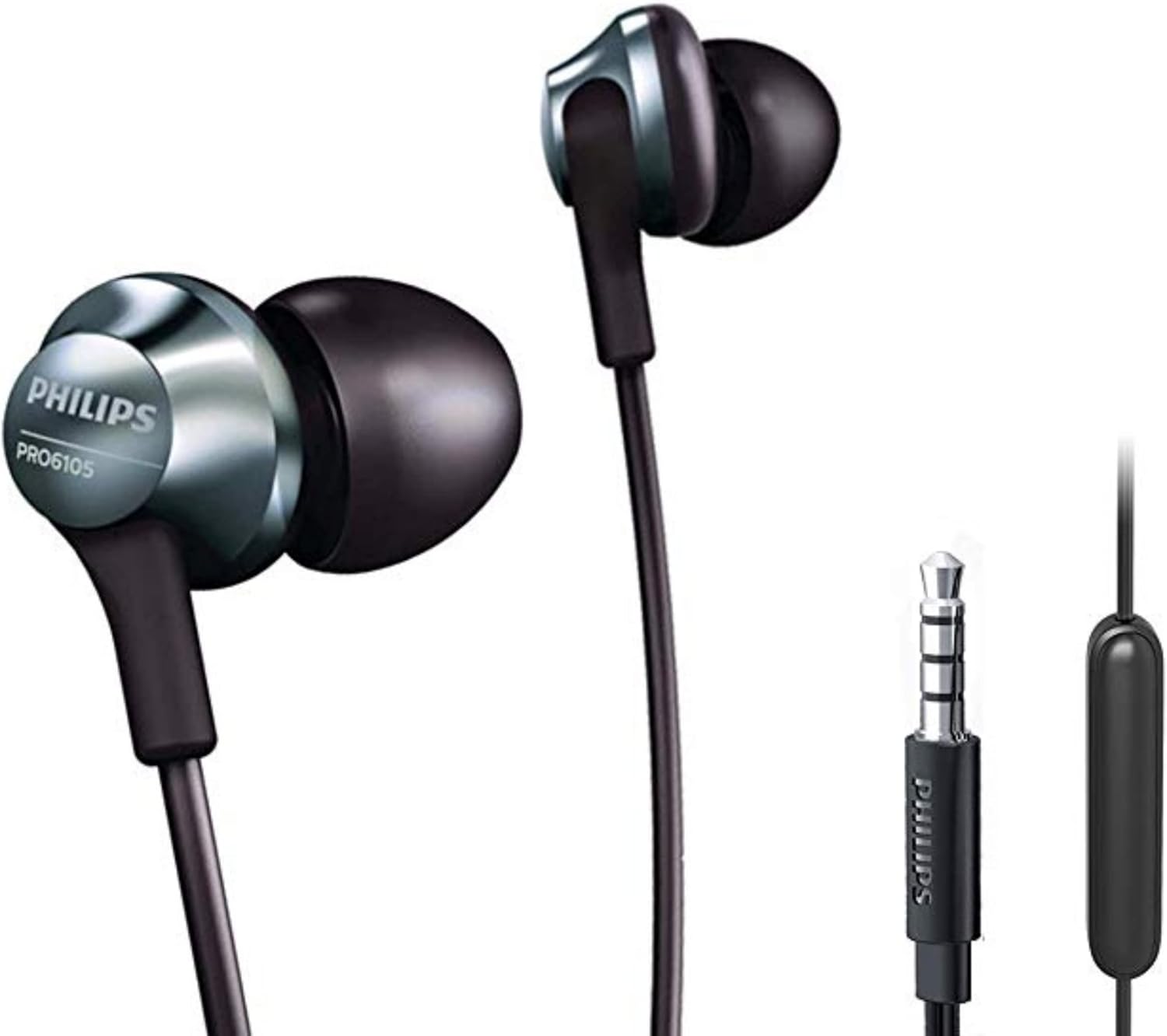 Philips Pro Wired Earbuds with Microphone