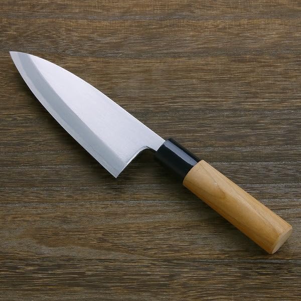 Japanese deba knife left handed 135mm made of Shirohagane