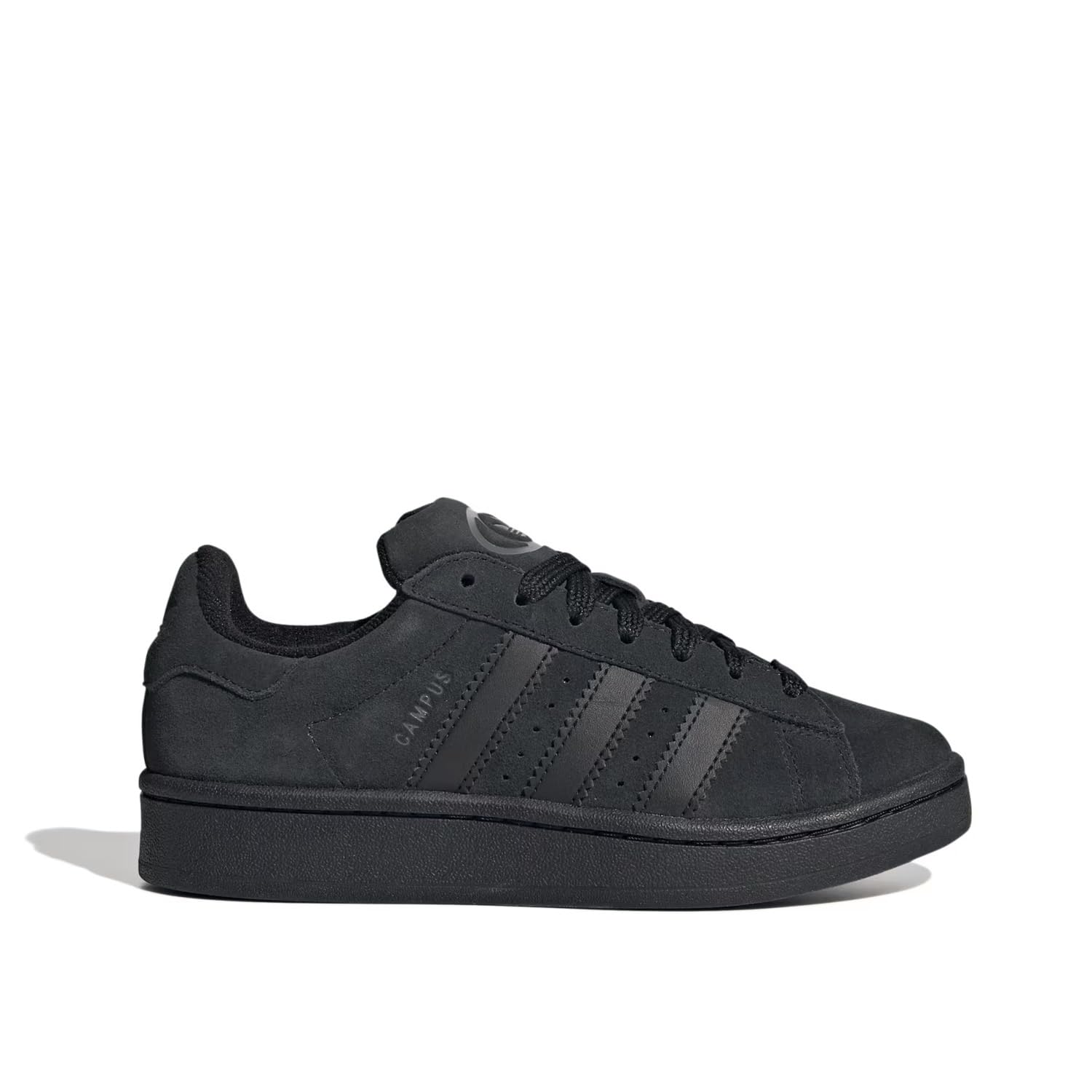 adidas Campus 00 Big Kid Sneakers, Core Black/Core Black/Cloud White, Size 4