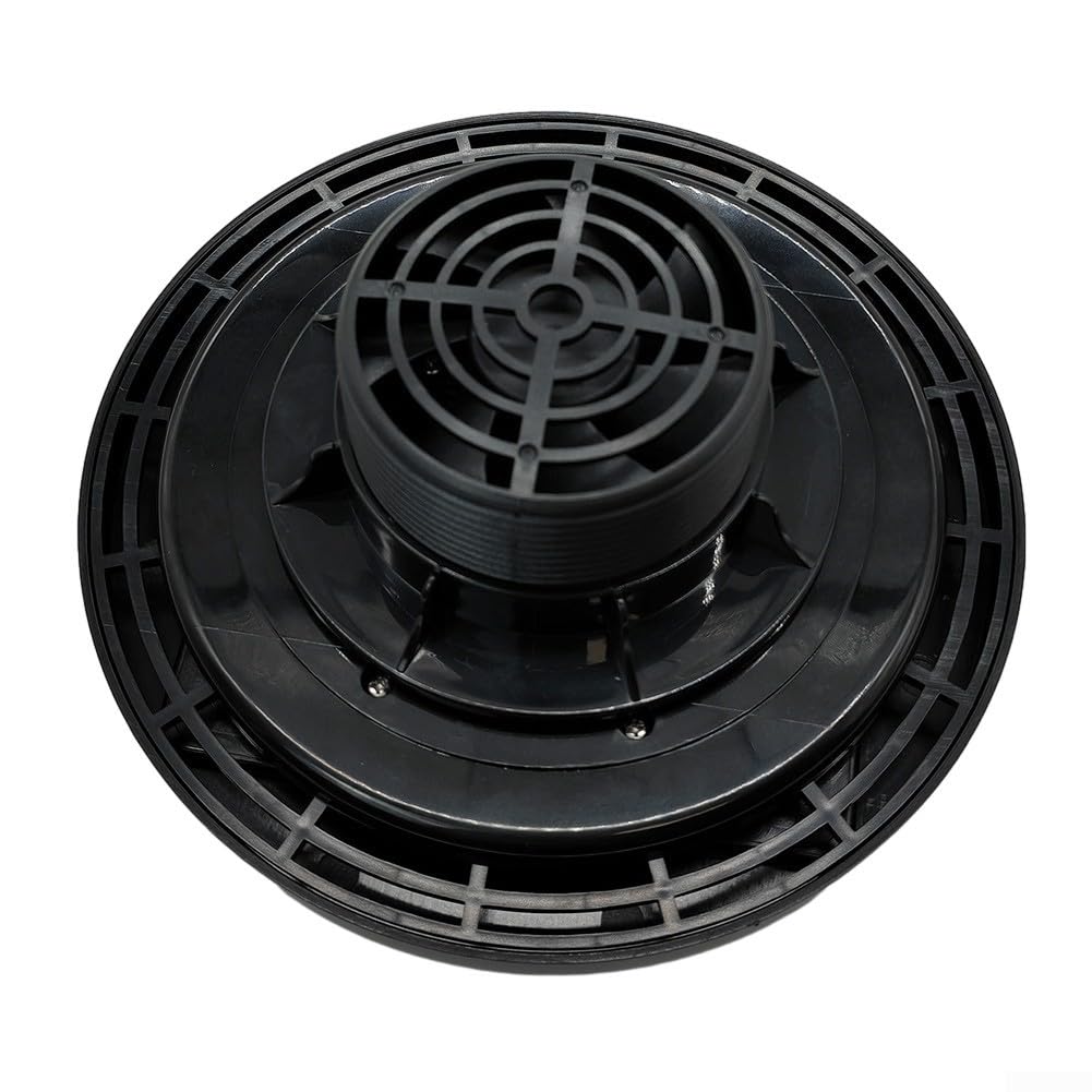 Ventilatore da tetto ad energia solare, ventilatore rotante a energia solare, 2500 giri al minuto, ventilatore a energia solare, per barca, camper, serra, capanno, roulotte
