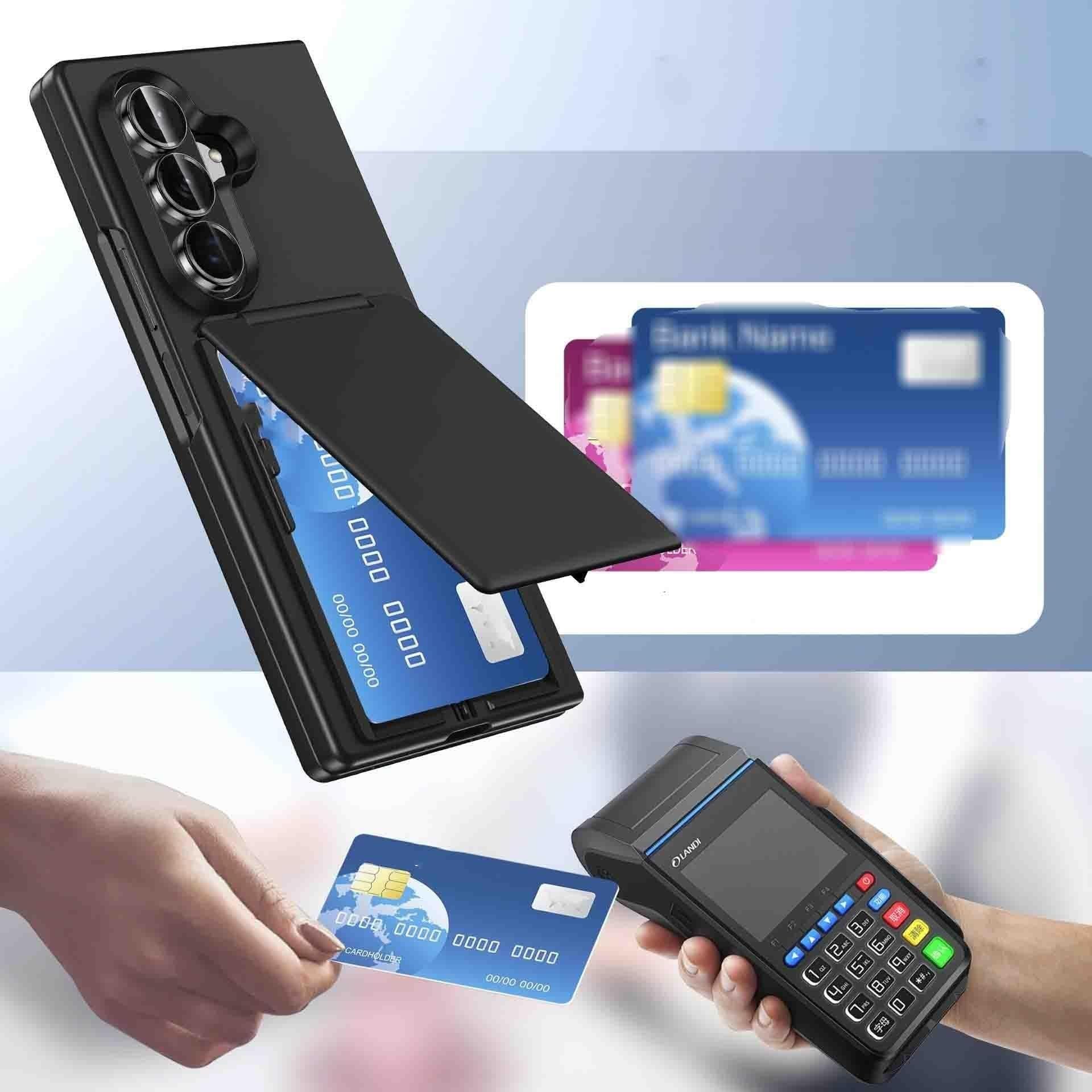 Custodia Per Samsung Galaxy Z Fold 8 Ultra, Ultra Sottile Slot Schede Case