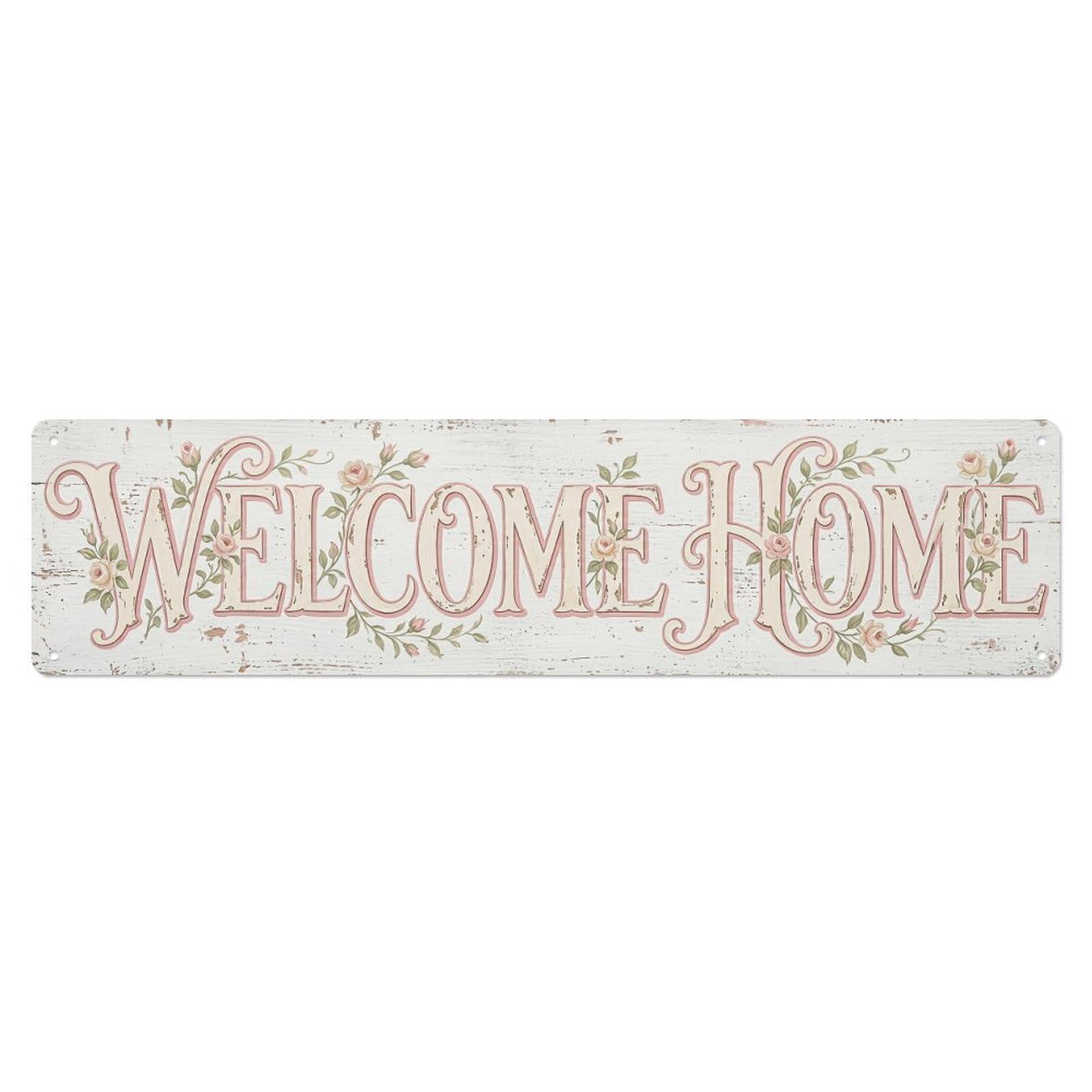 Welcome Home Metal Tin Sign