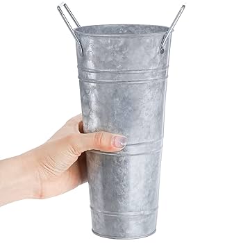 新品24-25NOVEMBER ARTISVE145cm Amazon.com : ZOOFOX Set of 4 Galvanized Metal Vases, 9