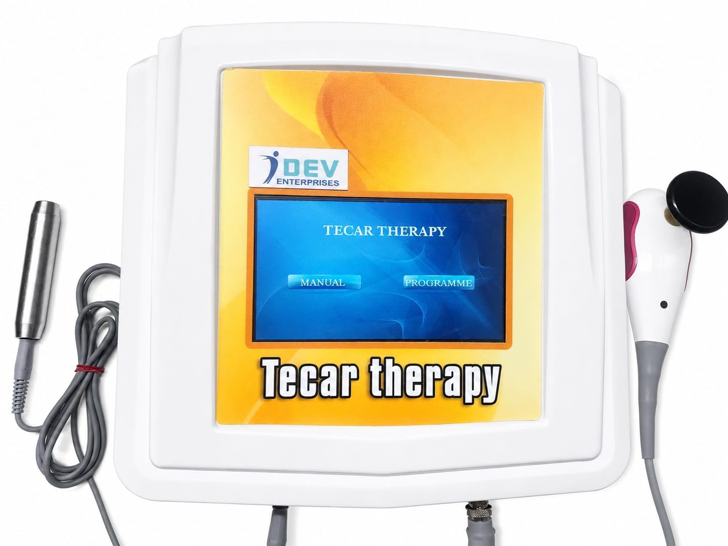 Tecar Therapy Physiotherapy Machine | Touch Screen Display, Manual & Programme Modes, Two Applicator Heads, Pain Relief Therapy, Physiotherapy Equipment-image-35