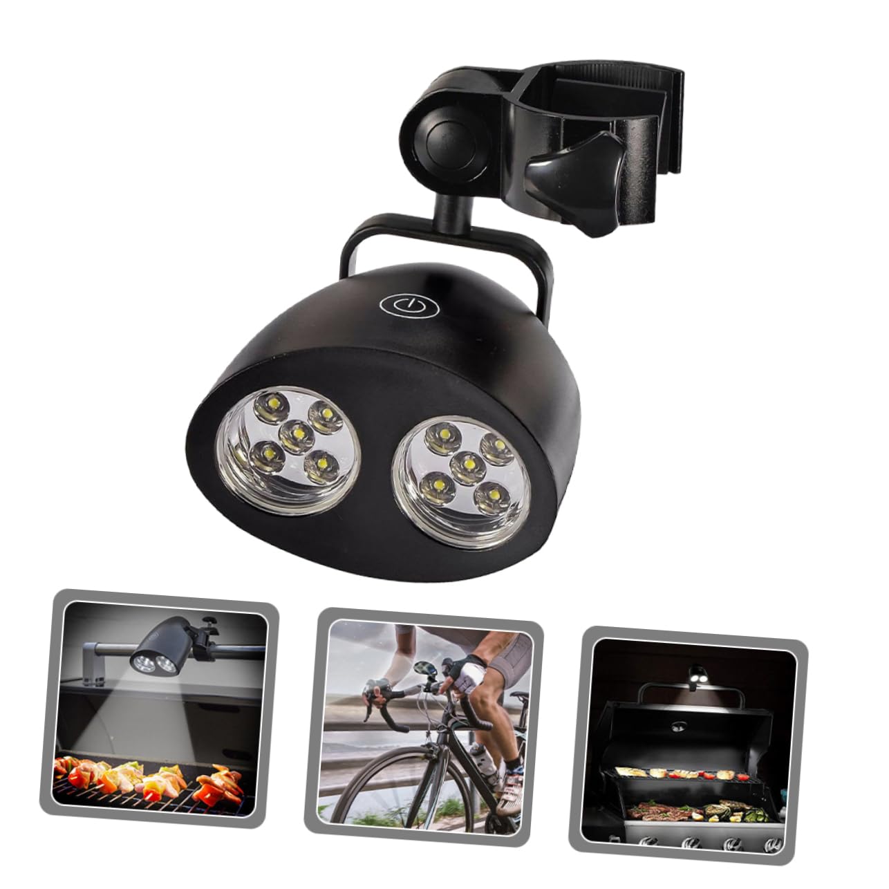 NULYLU Outdoor Grill Light BBQ 10 Led Rotatable Camping Lamp Tent Light Hiking