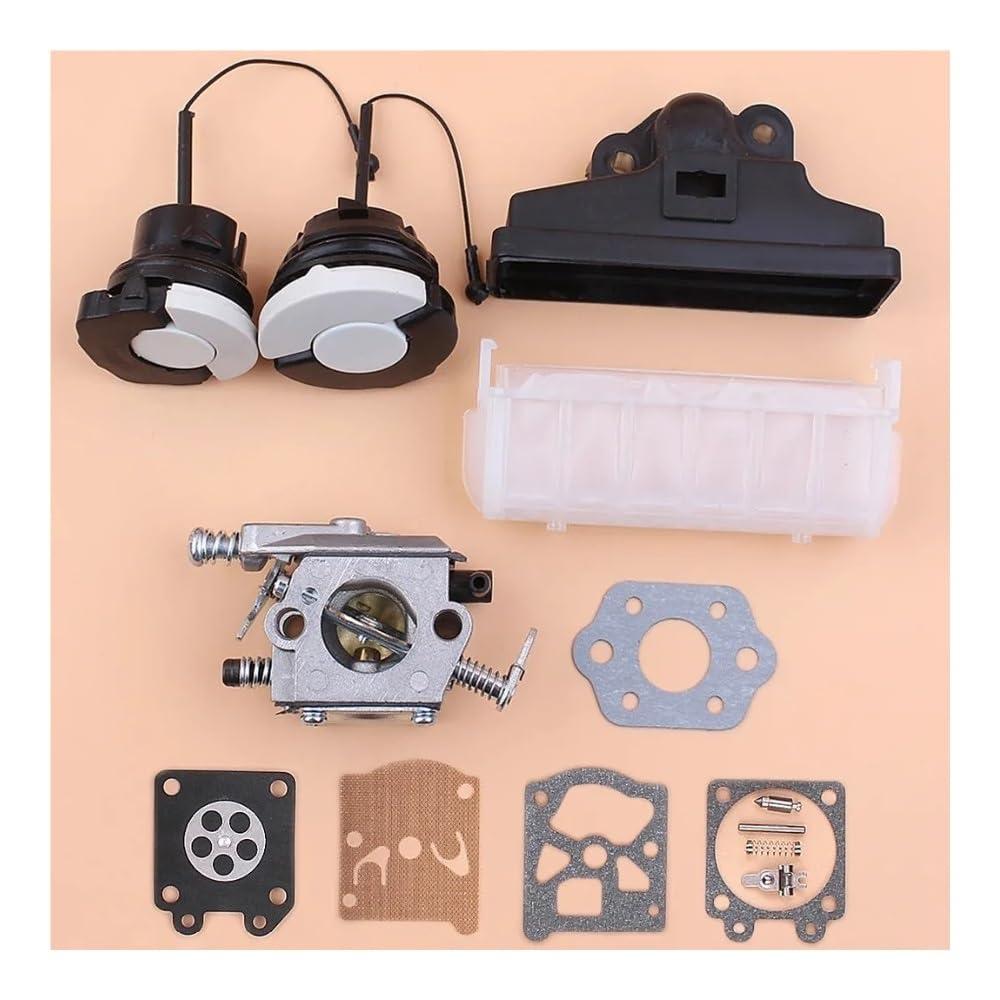 Filtre à air de carburateur de tronçonneuse MS250 MS230 MS210 et kit joint bouchon essence