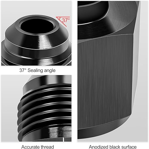 Miniatura 4 de SUPERFASTRACING -8 AN hembra -6 AN macho AN Flare Fitting Reductor Adaptador 8AN a 6AN
