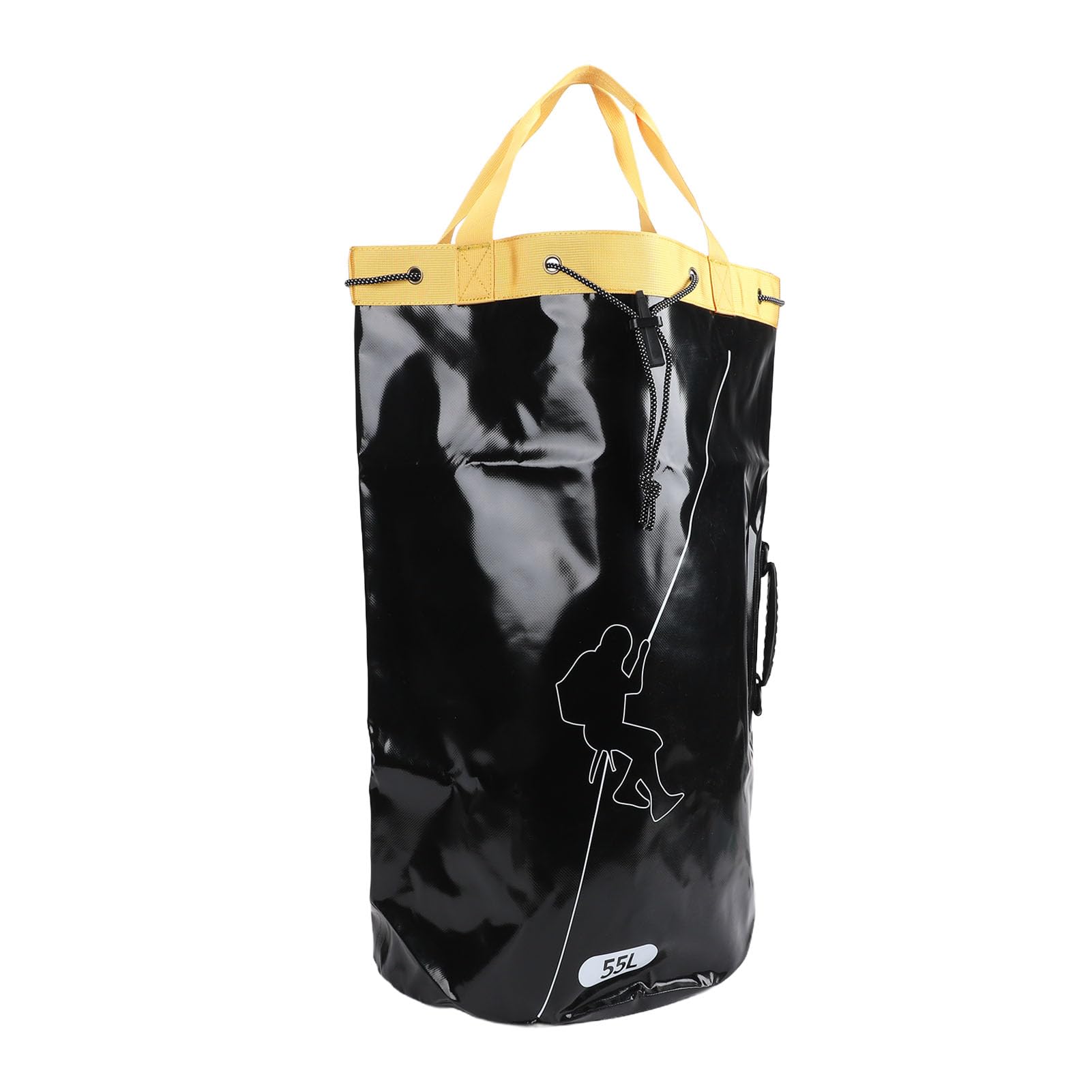 PUSOKEI Bolsa de Almacenamiento de Cuerda de Escalada Mochila de Cubo Impermeable Duradera para Aventuras Al Aire, Material de PVC para Cascadas de Espeleología, Bolsa de Equipo