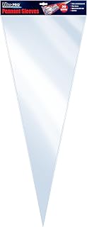 Ultra PRO Protective Sleeves for Pennants (20 Count Pack), Clear