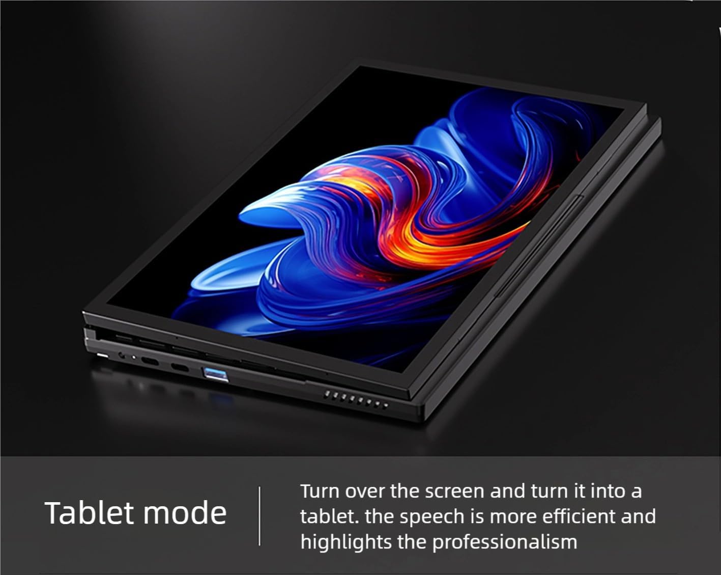 2 in 1 Laptop, 10.95 inch Touchscreen Display Core i5-1250P Processor Win 11 32GB RAM, 1TB Storage Face Recognition Unlock