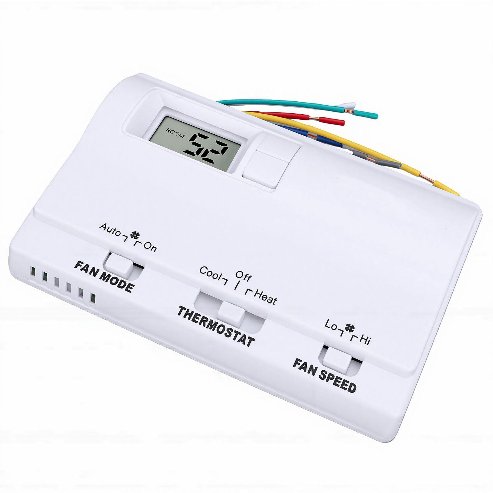 Duokon Termostat do Kampera, Cyfrowy Regulator ścienny, 33°F do 98°F,