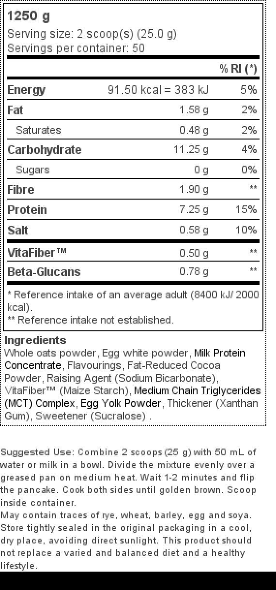 Prozis Pancake 1250 g, Bonbon