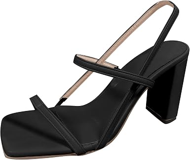 Amazon.com: Zapatos de tacón alto para mujer, de verano, playa, vacaciones,  elegantes y gruesos : Ropa, Zapatos y Joyería
