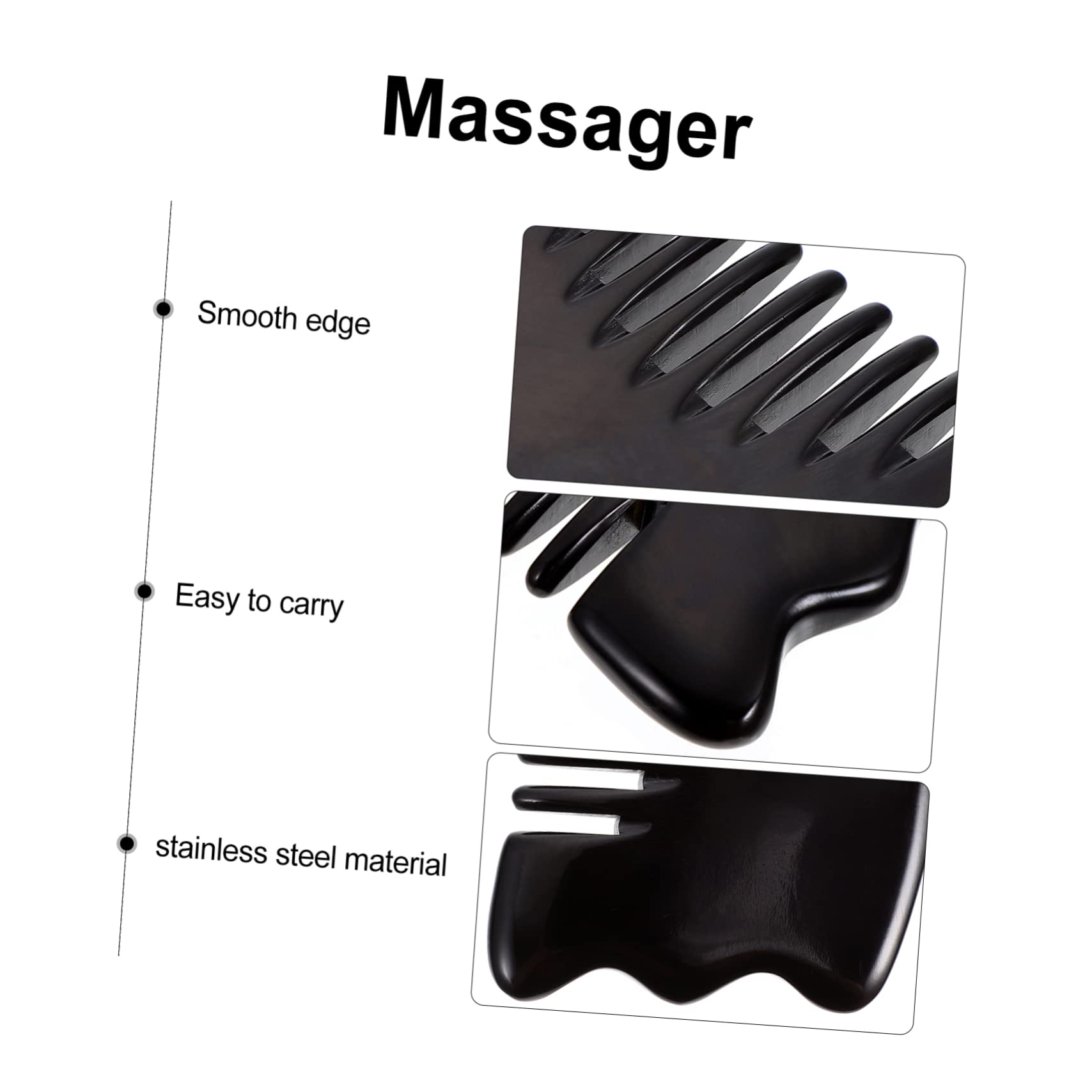 FOMIYES Lot De 3 Outils De Massage Pour Le Cou Et Le Corps Design Simple Pour Le Cuir Chevelu