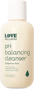 Love Wellness pH Balancing Cleanser Feminine Wash - Balances Women Vaginal Health &amp; pH - Moisturizing Aloe Vera &amp; Calendula for Itchy &amp; Dry Skin - Odor-Free, Sulfate &amp; Paraben-Free Feminine Care