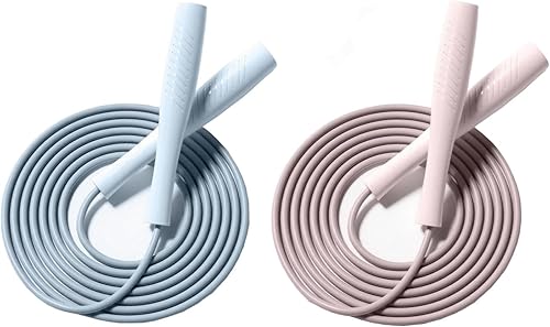 Cuerdas de saltar para niños, cuerda de saltar ajustable para niños con asas de ABS y cuerda de PVC para niños, estudiantes y niños pequeños