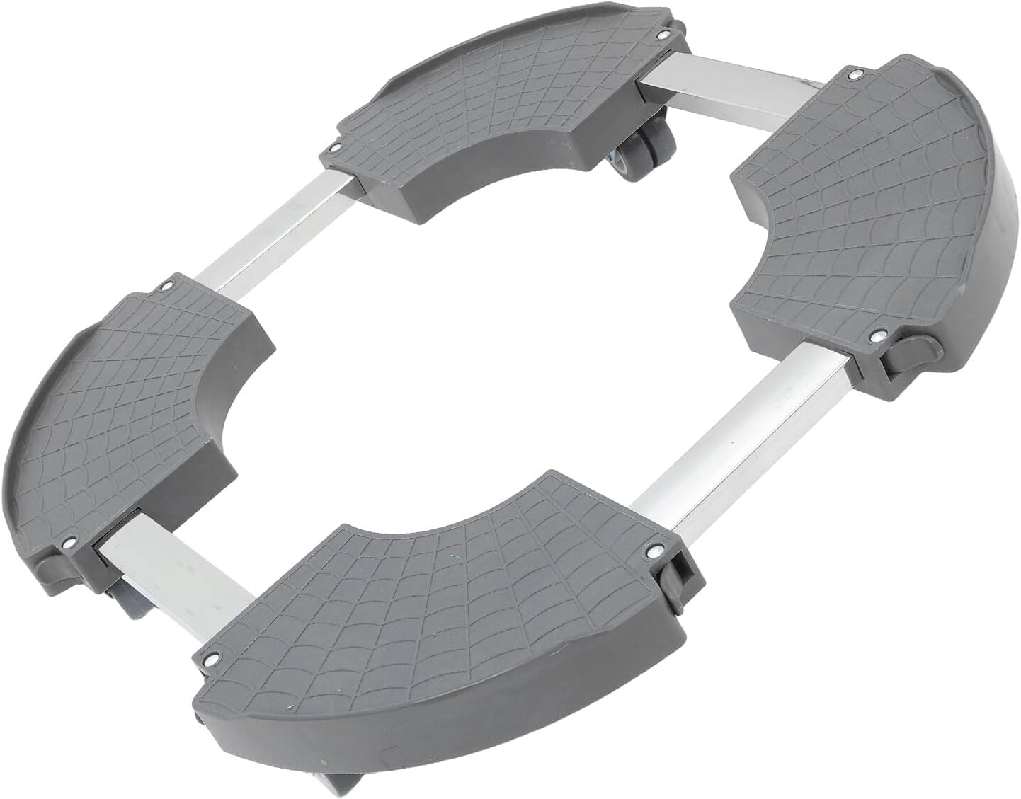 Ciieeo Plant Dolly with Wheels and Heavy Duty Plastic Indoor Planter Tray, Movable Gray Plant Caddy for Flower Pots, Rolling Stand Suitable for Indoor and Outdoor Use