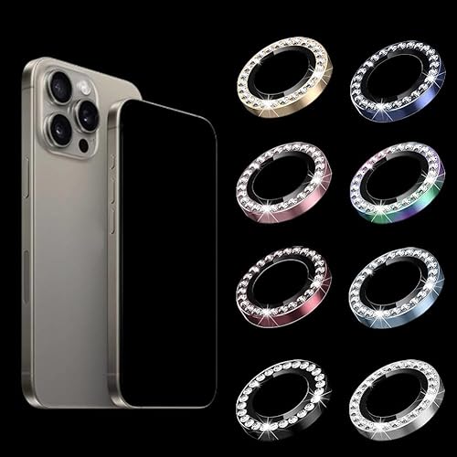 Miniatura 4 de Protector de lente de cámara para iPhone 15 Pro15 Pro Max, protector de lente de protección contra impactos de alta dureza para 15 propro max,