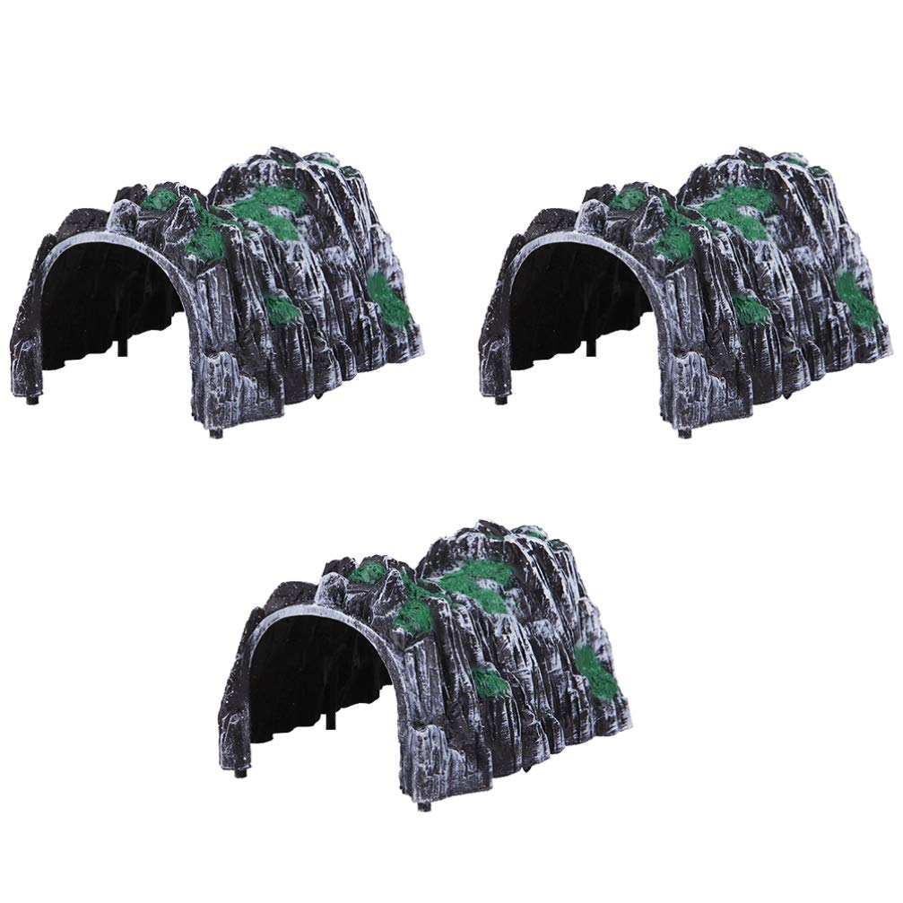 Sponsored Ad – 3Pcs Plastic Railway Mountain Tunnel Train Set Accessories DIY Miniature Railway Scene Accessory Train Cave Tunnels Model for Kids Ages 3+