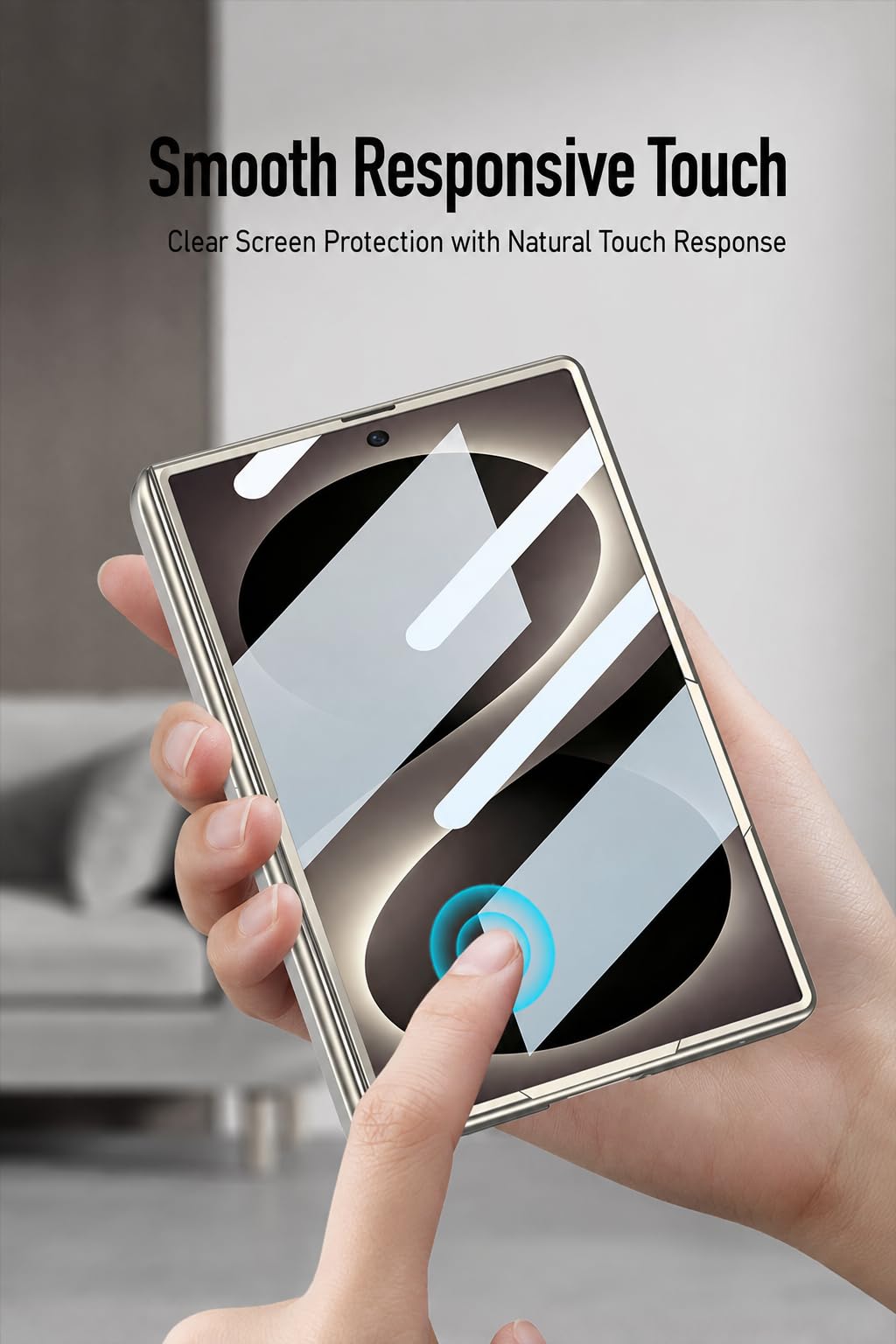 SHIEID Custodia Z Fold 8 per Samsung Galaxy Z Fold8, anello di ricarica