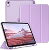 UnDePlus iPad 11.Nesil A16 11inç10.Nesil 10.9inç ile uyumlu Kılıf Flip Cover Kalem Bölmeli PC Case Lila