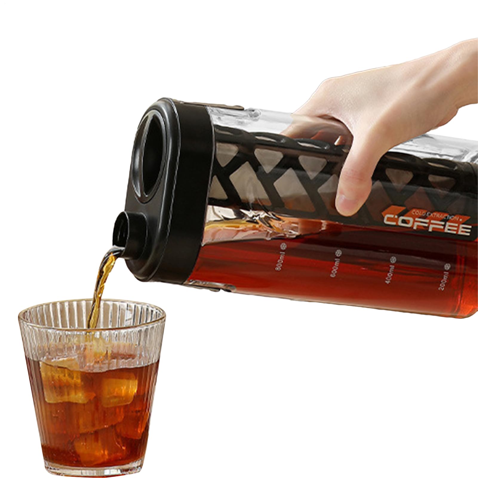 Cafetière à Froid Anti Fuite : Dites Adieu au Marc de Café Résiduel