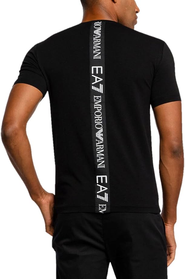 Emporio armani maglietta t-shirt uomo ea7 girocollo (m nero) 6HPT11 PJ03Z