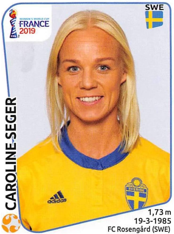 Amazon Com 2019 Panini Fifa Women S World Cup France Album Stickers Individual Sticker Only Soccer 472 Caroline Seger Sweden 2 Inch By 2 1 2 Inch Collectible Sticker Collectibles Fine Art