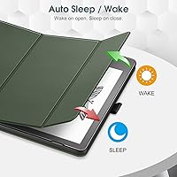 Vista 3 de Fintie Funda triple para Kindle Scribe (versión 2024/2022) – Funda plegable ultraligera con función de apagado y encendido automático para Yaxa